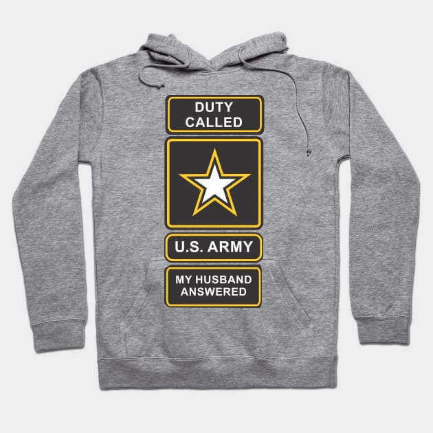 DutyCalledArmy Husband Hoodie by Cavalrysword